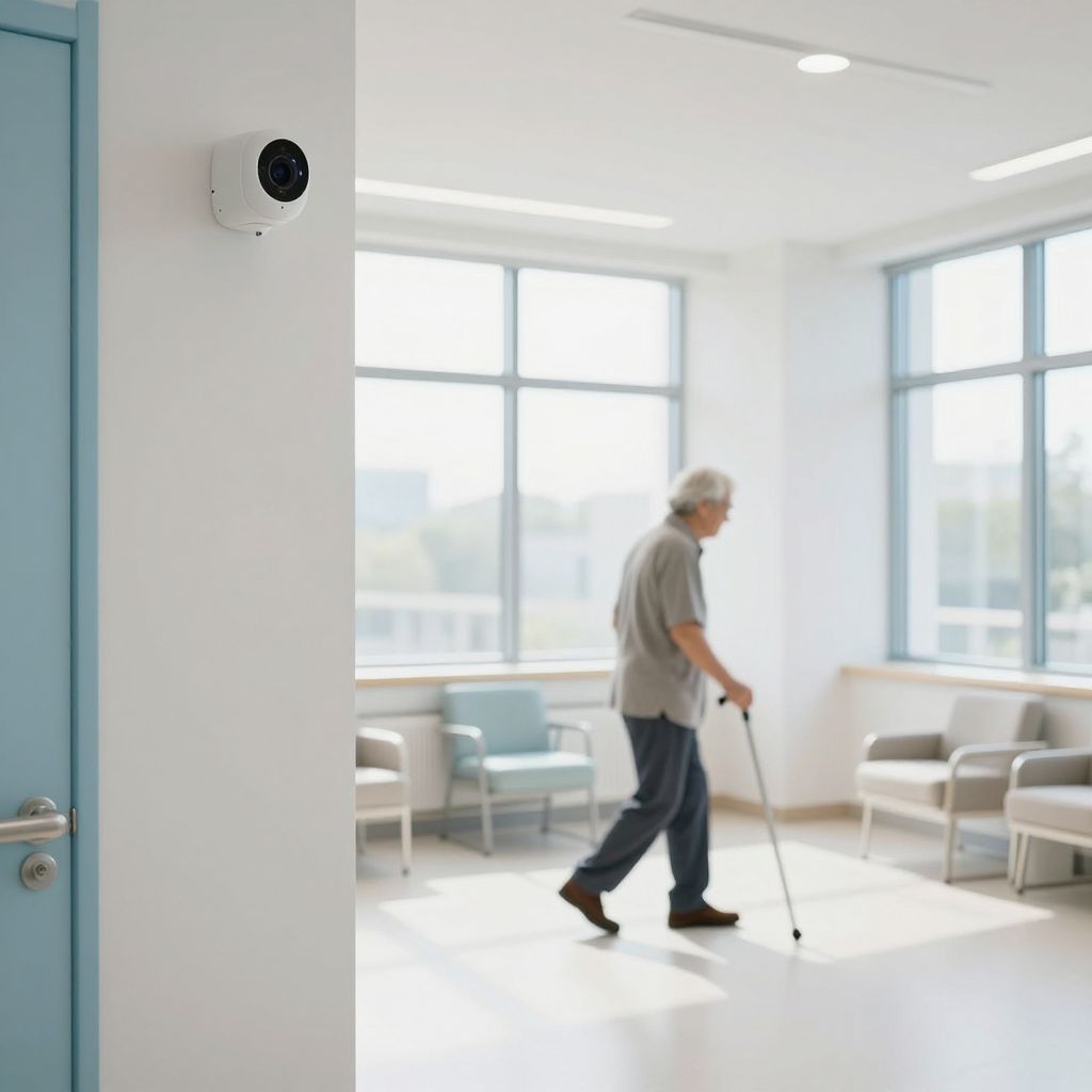 Ceiling-mounted AI depth cameras detect more falls than routine reporting in Parkinson's facility